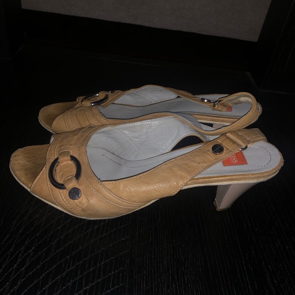 HUGO BOSS peep toe heels - Picture 2 of 8